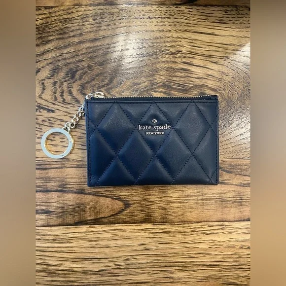 #108 NWT Kate Spade Carey Small Card Holder in black - Picture 5 of 10